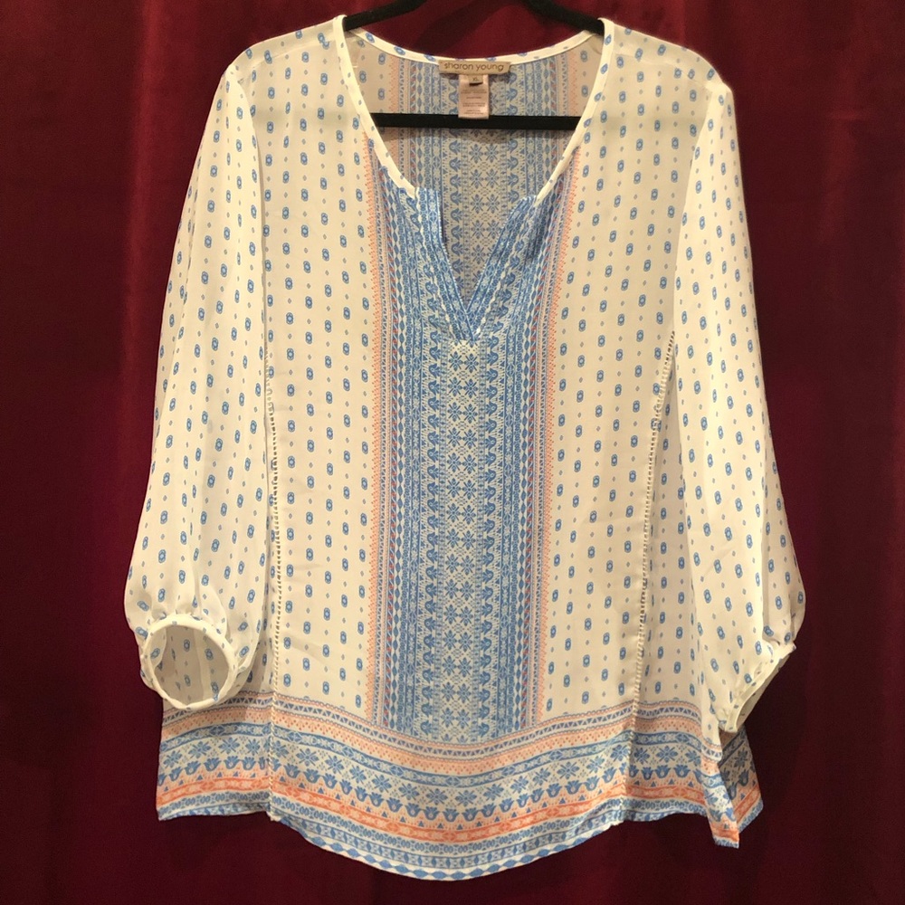 Sharon Young Boho Style Blouse